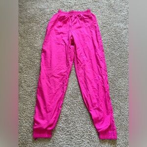 Vintage Nike Challenge Court Agassi Lined Nylon Pants Hot Pink Ankle Zipper S